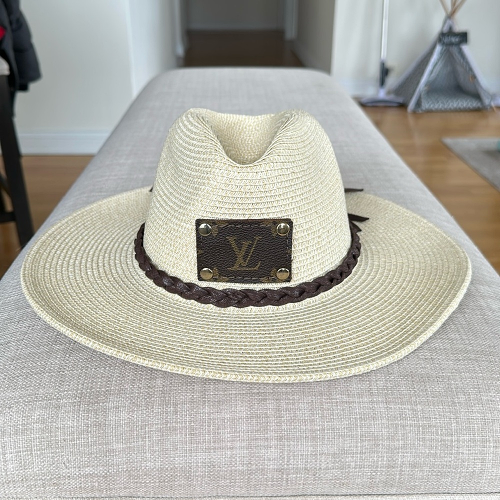 LV patch hat!  Worn once.